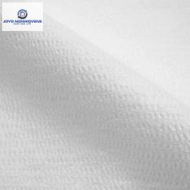 Cellulose Polyester Spunlace Fabric crepe white